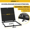Víko MC60, 600x600 mm, kanál, černé, max. 150 kg Náhled obrázku produktu 3