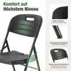 Klappstuhl Set bis 150kg belastbar faltbar stabil Terrasse Produktbild-Vorschau 4