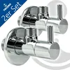 tecuro DESIGN Eckventil ROUND (Doppelpack) - 1/2 Zoll - Produktbild-Vorschau 2