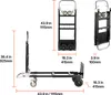 Wózek transportowy SucceBuy 2 w 1, składany, udźwig 227 kg Podgląd zdjęcia produktu 8
