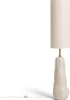 LED Tischlampe aus Keramik und Stoff Bryony Taupe Produktbild-Vorschau 1