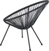 Gartensessel 2er-Set - Polyrattan - Schwarz - ALIOS III von Produktbild-Vorschau 6