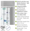 WENKO Teleskop Dusche Stange Vorhangs Klemmen Bad 70-115 cm Produktbild-Vorschau 3