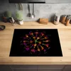 KitchenYeah© Herdabdeckplatte Blumen - Orange - Rosa - Produktbild-Vorschau 2