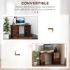 HOMCOM Bureau avec rangement, table informatique 120 x 50 Voir les images du produit 6