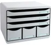 Exacompta Schubladenbox STOREBOX 6 offene Schubladen Office Produktbild-Vorschau 1