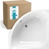 Calmwaters® Raumsparende Eckbadewanne 120x120 cm, Produktbild-Vorschau 1