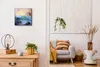 Coloray Uhr auf Leinwand 30x30 cm Wand Uhr Dekoration Produktbild-Vorschau 3