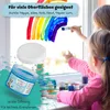 Fingerfarben Kinder Set Grundfarben 6 x 60ml - 100% sicher Produktbild-Vorschau 6