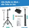 FISCHER Fahrradmontageständer - 35kg Produktbild-Vorschau 12