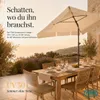 Sonnenschirm inklusive Kühltasche | Beige | Rechteckig | Produktbild-Vorschau 2