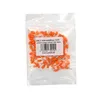 A clear plastic bag filled with orange and silver wire ferrules. Produktbild-Vorschau