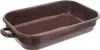 Rechteckiger emaillierter Bräter BRAUN 2,2 l, 34x18,5x6,5 Produktbild-Vorschau 1