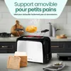 Emerio grille-pain – 750 W – 2 fentes – acier inoxydable – Voir les images du produit 1