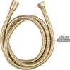 WENKO Edelstahl Duschschlauch Mod. Brass 150 cm Gold, 1/2" Produktbild-Vorschau 2
