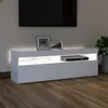vidaXL TV-Schrank mit LED-Leuchten Weiß 120x35x40 cm Produktbild-Vorschau 3