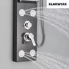 KLARWERK® BEN | Duschpaneel Edelstahl Schwarz Kopfdusche & Produktbild-Vorschau 6