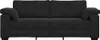 vidaXL 3-Sitzer-Sofa Schwarz 220x77x82 cm Samt Produktbild-Vorschau 4