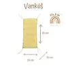 Montessori hojdačka s vankúšom (v žltej farbe), prírodná, Náhľad obrázku produktu 2