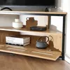 Narożna szafka RTV z 1 drzwiami i rattanową plecionką, Podgląd zdjęcia produktu 10