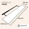 Casaria 2x Mensola da Parete Sospesa Bianca Staffa 50-110 Anteprima dell’immagine prodotto 6