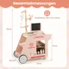 COSTWAY Carrello medico per bambini, set medico in legno Anteprima dell’immagine prodotto 2