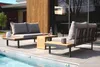 Salon de jardin 4 places en bois d' et aluminium Voir les images du produit 3