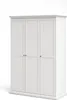 Szafa 3-drzwiowa – biała sypialnia 60,5 x 138,8 cm Podgląd zdjęcia produktu 11