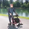 COSTWAY 2in1 Rollstuhl & Rollator klappbar & leicht mit Produktbild-Vorschau 2