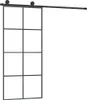 vidaXL Schiebetür mit Beschlag 90x205 cm ESG-Glas & Produktbild-Vorschau 1
