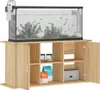 vidaXL Supporto per acquario Quercia Sonoma 121x41x58 cm Anteprima dell’immagine prodotto 4