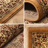 A collage of close-up images showing the texture and design of an oriental rug. Produktbild-Vorschau