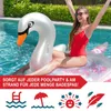 ONBEST Aufblasbarer XXL Schwan | Badeinsel 183x162 cm | Bis Produktbild-Vorschau 7