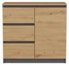 Cassettiera con anta e cassetti ELBE - rovere artisan / Anteprima dell’immagine prodotto 5