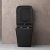 doporro WC à Poser Céramique Noir Mat Toilette avec Voir les images du produit 6