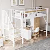 Lit mezzanine métallique Sweiko 90 x 200 cm, encadrement de Voir les images du produit 1