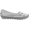 Gemini Damen Slipper Ballerina Leder Cutouts Blumenmuster Produktbild-Vorschau 29
