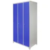 MonsterShop - 3 x breiter Fächerschrank Umkleideschrank Produktbild-Vorschau 3