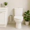 Relaxdays Toilettenbürste Wandmontage, zum Kleben, HxBxT: Produktbild-Vorschau 2