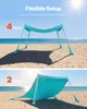 Tente de plage VEVOR avec protection solaire (UPF 50+) 3 x Voir les images du produit 6
