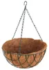 Pot de fleurs 30cm avec garniture en fibre de coco Pot de Voir les images du produit 1