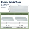 Ikodm 20er Set FRP Lichtplatten 50x160 cm, 1 mm Produktbild-Vorschau 2