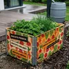 Mega Holz Hochbeet aus Kiefer 120x80x20 cm - Palettenrahmen Produktbild-Vorschau 6