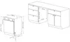 Telefunken Geschirrspüler 60 cm teilintegrierbar, Einbau Produktbild-Vorschau 10