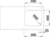 BLANCO SUPRA 450-U, Unterbauspüle, Rechteckig, Edelstahl, Produktbild-Vorschau 7