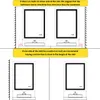 Diagrams illustrating recommended mirror placement relative to sinks and walls. Náhled obrázku produktu