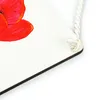 Mr. & Mrs. Panda Schild Blume Mohnblume DIN A4 - Weiß - Produktbild-Vorschau 4