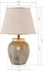 Opviq, TM275, lampes de table, crème, métal, 18 x 18 x 47 Voir les images du produit 5