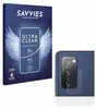 A product shot showing the packaging for screen protectors and a close-up of a screen protector applied to a phone's camera. Produktbild-Vorschau