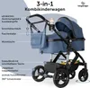 Bergsteiger Nizza 3 in 1 Kinderwagen, Kombikinderwagen Produktbild-Vorschau 2